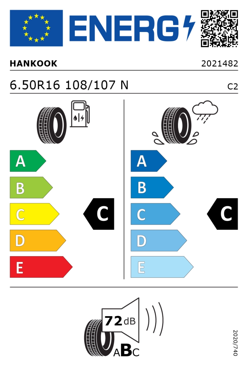 Hankook AH11S 6.50R16 108N