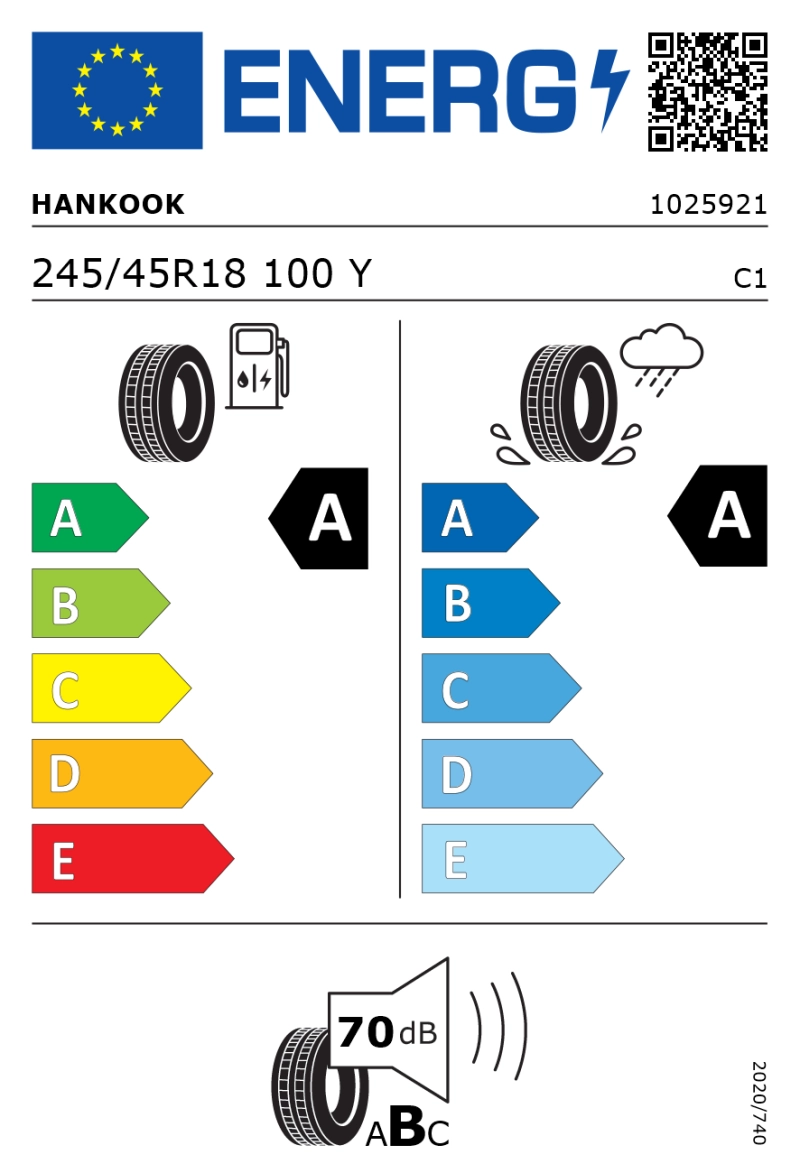 Hankook K127H 245/45R18 100Y