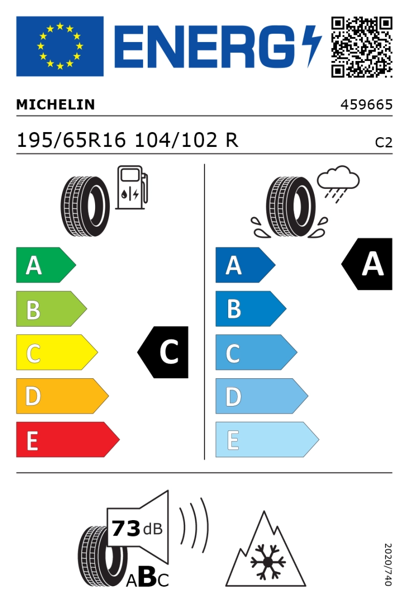 Michelin ACCL 195/65R16 104R