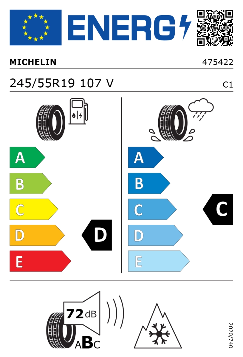 Michelin CC2AW 245/55R19 107V