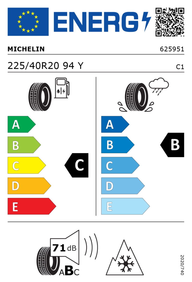 Michelin CC2S 225/40R20 94Y