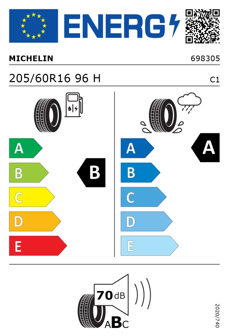 Michelin PR5 205/60R16 96H