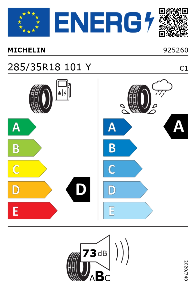 Michelin PSSM 285/35R18 101Y
