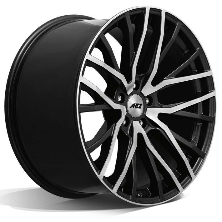 AEZ Panama dark Gunmetal/polished 10,5x20 5x112 ET40 CB66,6 60° 950 kg APA0R8FP40E