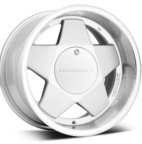 Borbet A Silver Polished 7,5x16 4x100 ET20 CB64,1 60° 515 kg