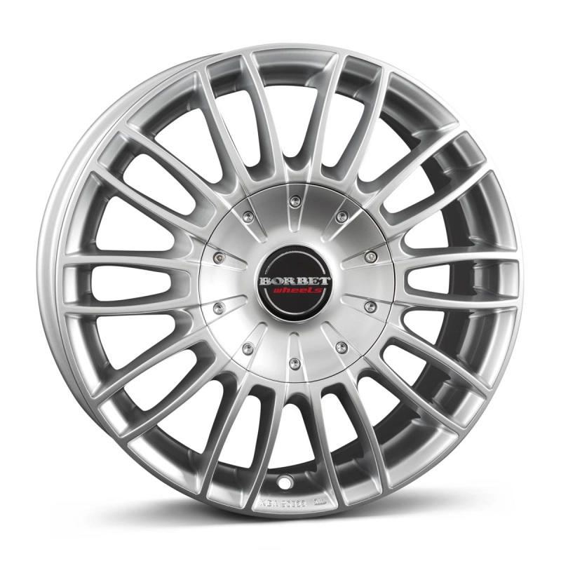 Borbet CW3 sterling silver 7,5x17 5x120 ET55 CB65,1 R14 1255 kg