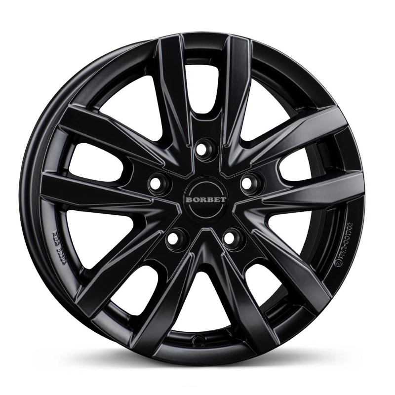 Borbet CW5 Black matt 6,5x16 5x160 ET60 CB65,1 60° 1200 kg 497840