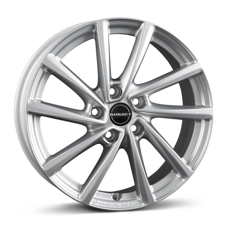 Borbet V Crystal Silver 7x19 5x108 ET47 CB63,4 60° 760 kg 497807