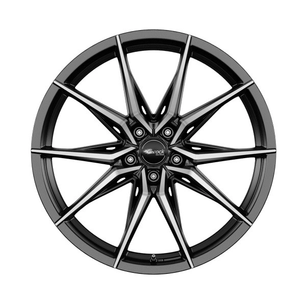 BROCK B42 8.5X19 5X114.3 ET45/72.6 CZARNY/POLER