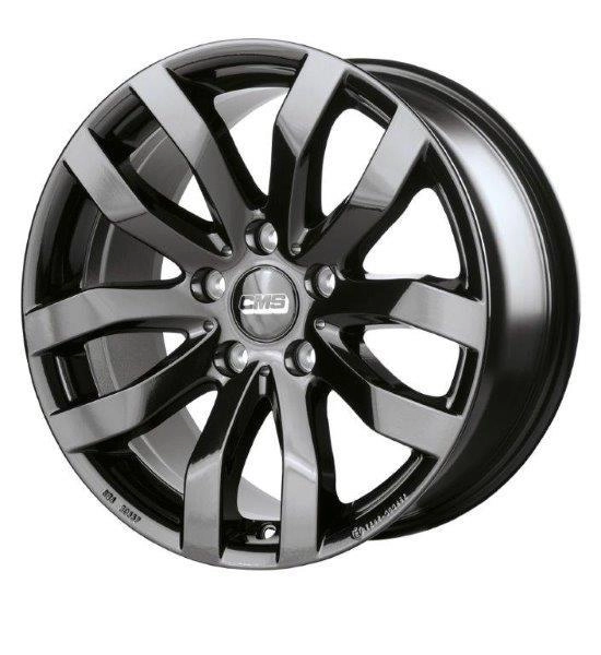 CMS C22 Complete Black Gloss 7,5x18 5x114.3 ET35 CB60,1 Flat 740 kg C22 758 35 63S CBG