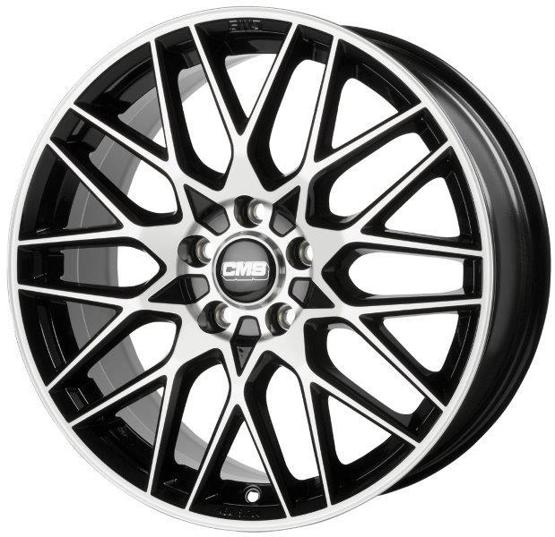 CMS C25 Diamond Black Gloss 9x20 5x112 ET57 CB66,6 R14 1000 kg C25 9020 57 82S DB