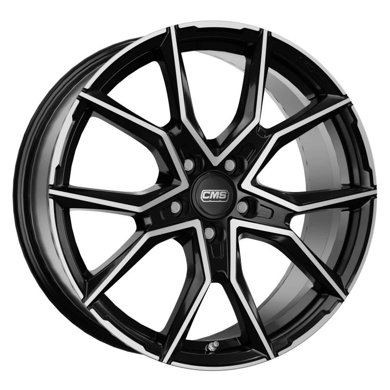 CMS C33 Diamond Black Gloss 8,5x20 5x112 ET30 CB66,6 60° 800 kg C33 8520 30 98S DB