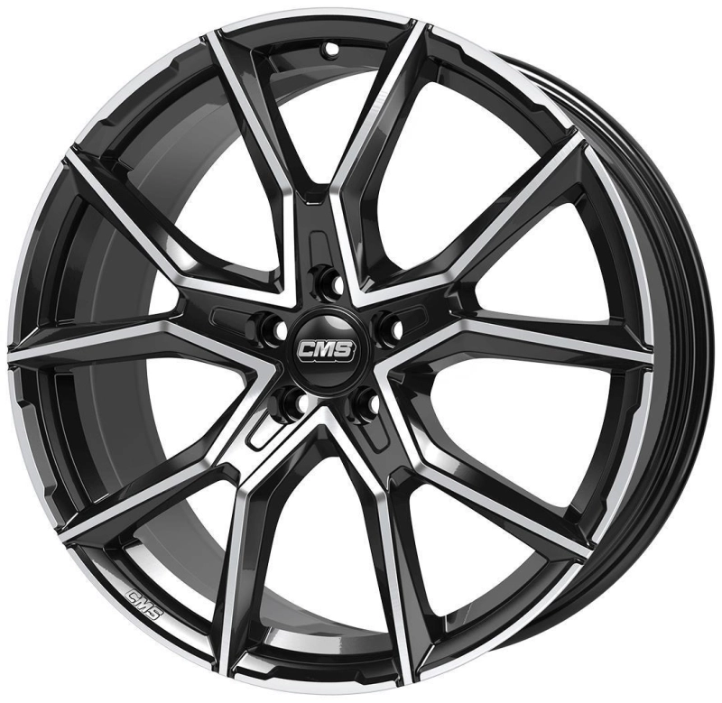 CMS C33 Diamond Black Gloss 8x19 5x114.3 ET40 CB67,1 60° 690 kg C33 809 40 10 DB
