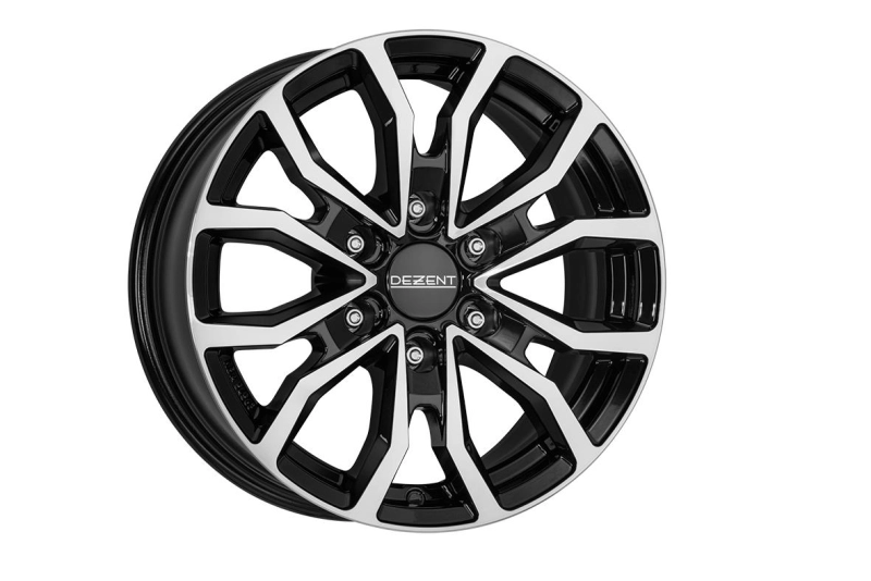 Dezent KC dark Black/polished 7,5x18 6x139.7 ET45 CB93,1 60° 1150 kg TKCFDBP45