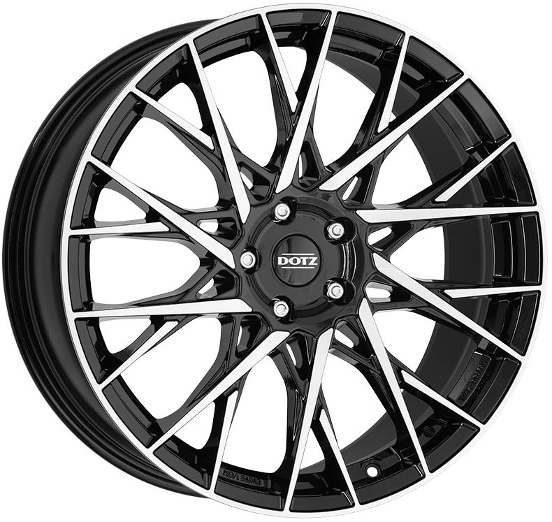 Dotz Fuji dark Black/polished 7,5x18 5x114.3 ET48 CB71,6 60° 670 kg OFUF0BP48