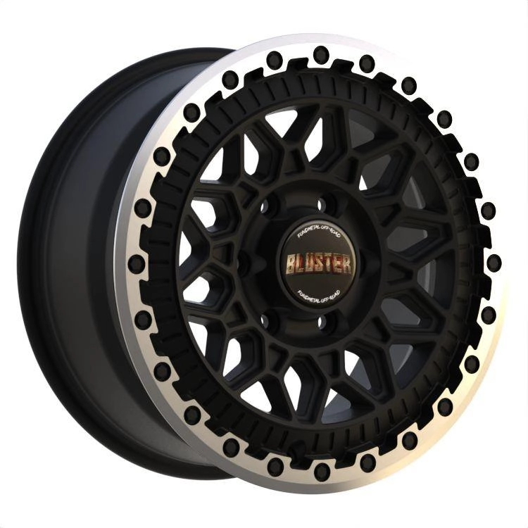Fondmetal Bluster Matt Black Machined Lip 8x18 6x139.7 ET20 CB106,1 Flat 1250 kg RF19393 Fondmetal Bluster Matt Black Machined Lip 8x18 6x139.7 ET20 CB106,1 Flat 1250 kg RF19393
