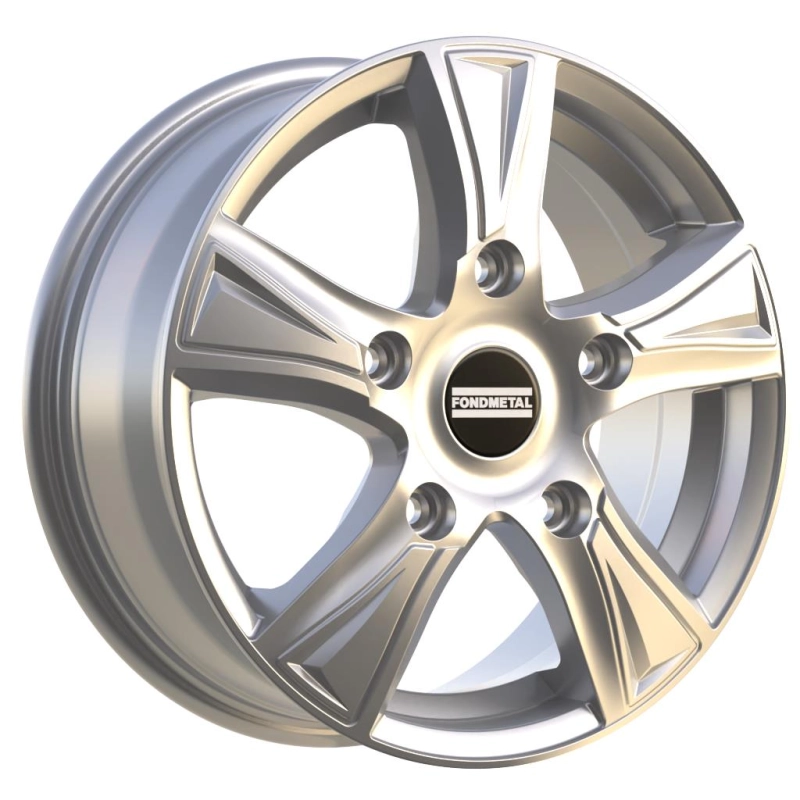 Fondmetal PRO1 Glossy Silver 7x17 5x114.3 ET45 CB66,1 60° 1000 kg RF19459