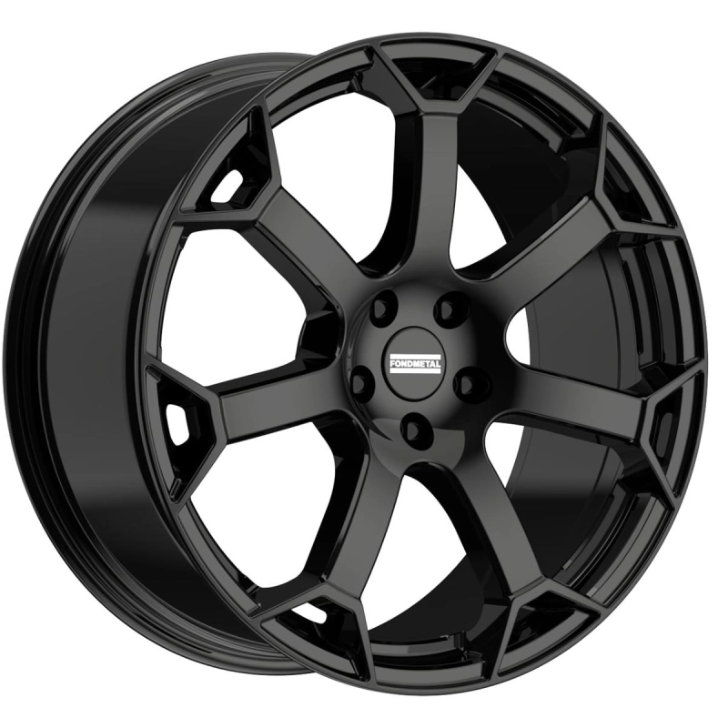 Fondmetal Zephyrus Glossy Black 8,5x19 5x112 ET32 CB66,6 R13 850 kg RF20996