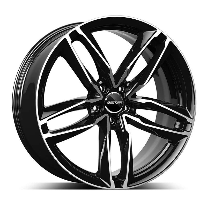 GMP ATOM LP 8X18 5X112 ET45/66.5 CZARNY/POLER
