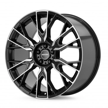 GMP FENDER 9.5X21 5X112 ET36/66.6 CZARNY/POLER