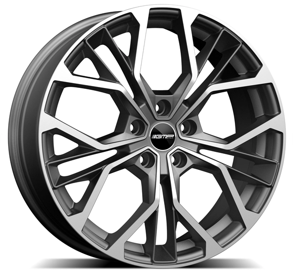 GMP MATISSE 7X17 5X114.3 ET35/66.1 SZARY/POLER