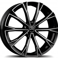 GMP TOTALE 8X19 5X112 ET35/66.6 CZARNY/POLER
