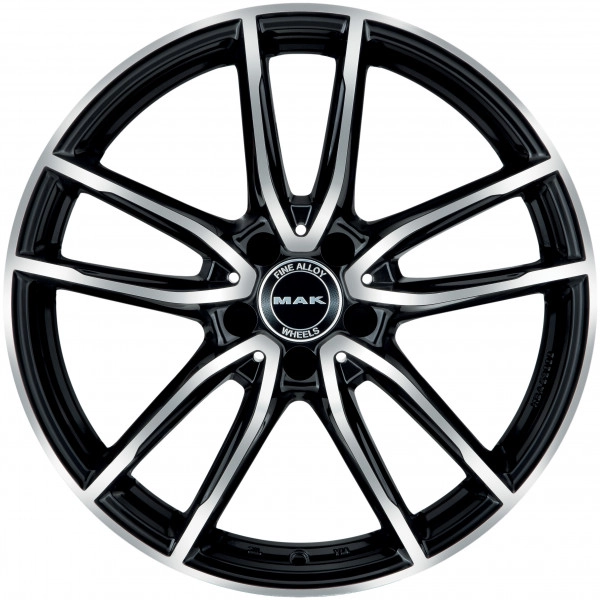 MAK EVO-D 9.5X20 5X112 ET50/66.6 CZARNY/POLER