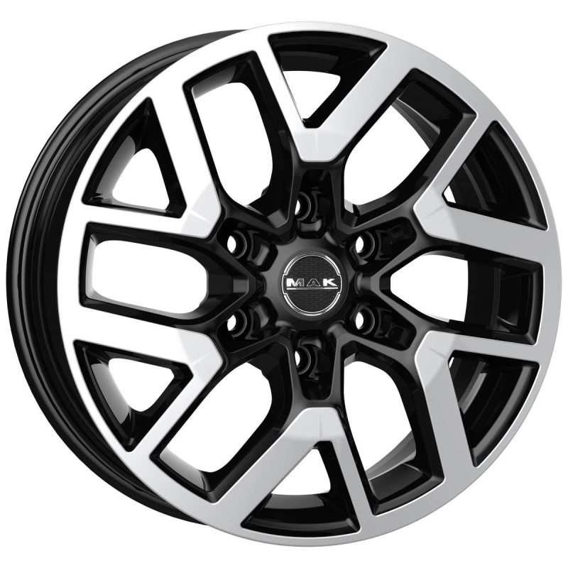MAK Gravel Black Mirror 7x17 6x120 ET50 CB74,5 60° 1215 kg F7070GRBM50TR