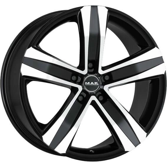 MAK Stone 5 Black Mirror 6,5x16 5x114,3 ET45 CB66,1 60° 1350 kg F65605TBM45FN2Y