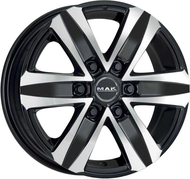 MAK Stone 6 Black Mirror 8,5x20 6x139.7 ET20 CB106,1 Flat 1215 kg F85206TBM20VH2X