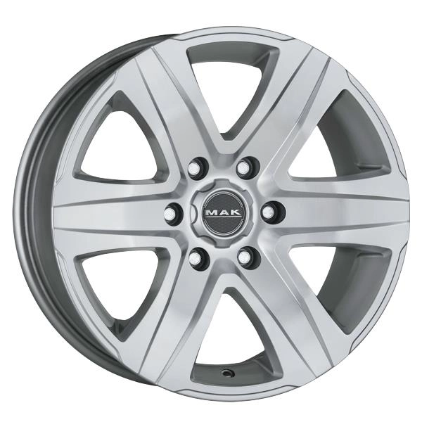 MAK Stone 6 Silver 7,5x17 6x130 ET60 CB84,1 60° 1215 kg F75706SSI60M5