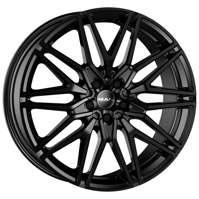 MAK Sturm Gloss Black 9,5x21 5x112 ET36 CB66,6 60° 1050 kg F9521SMGB36WSX