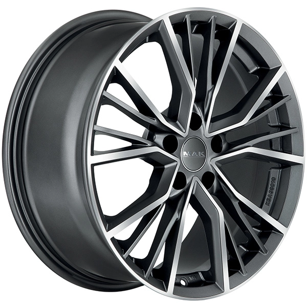 MAK UNION 8.5X19 5X112 ET39/66.45 SZARY/POLER