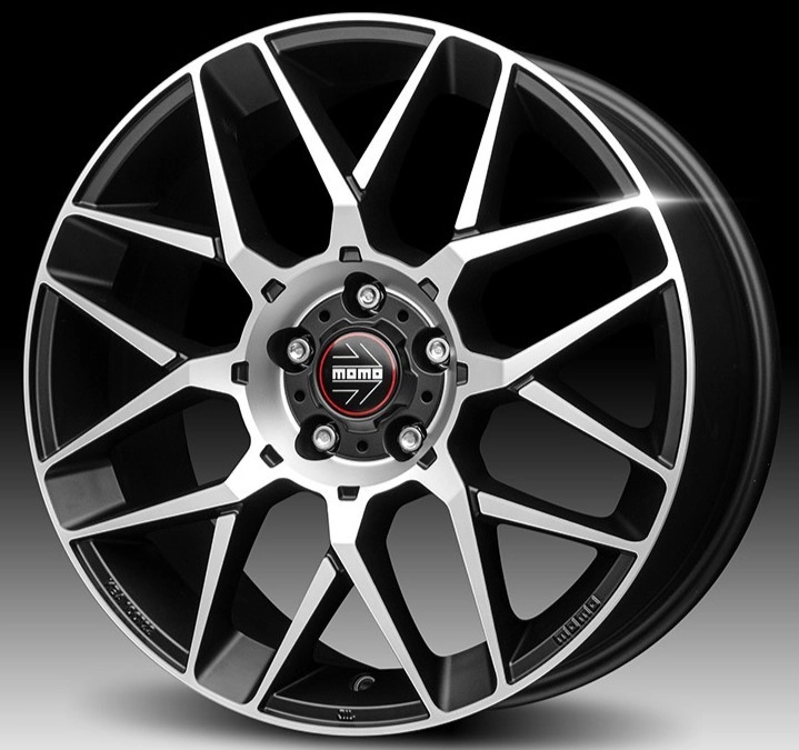 Momo REVENGE EVO 2.0 Matt Black Polished 8x18 5x112 ET35 CB79,6 60° 700 kg W2RE8083512SE