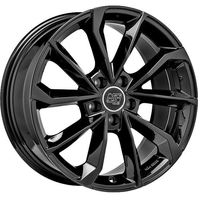 MSW 42 Gloss Black 8x19 5x114,3 ET40 CB73,1 60° 690 kg W19357507TC5