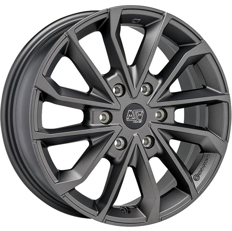 MSW 42 Van Matt Dark Grey 6,5x17 6x120 ET50 CB74,6 60° 1250 kg W19468001TP8