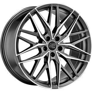 MSW 50 Matt Gun Metal Full Polished (Mgmfp) 10x22 5x112 ET25 CB66,6 R14 1050 kg W1940600226