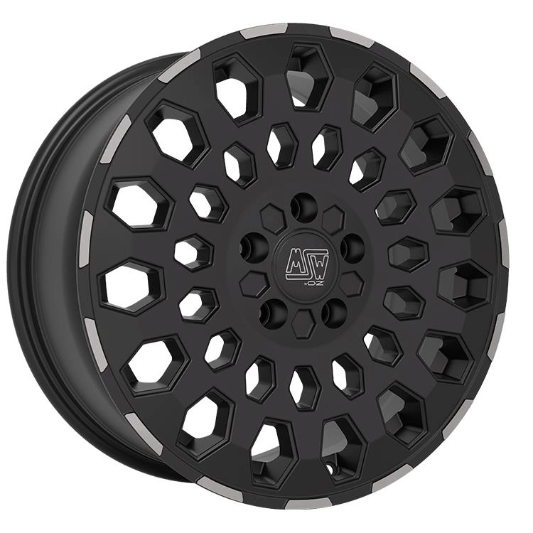 MSW 99 Van Matt Black Lip Polished 6,5x16 5x160 ET60 CB65,1 60° 1350 kg W19420005TO3