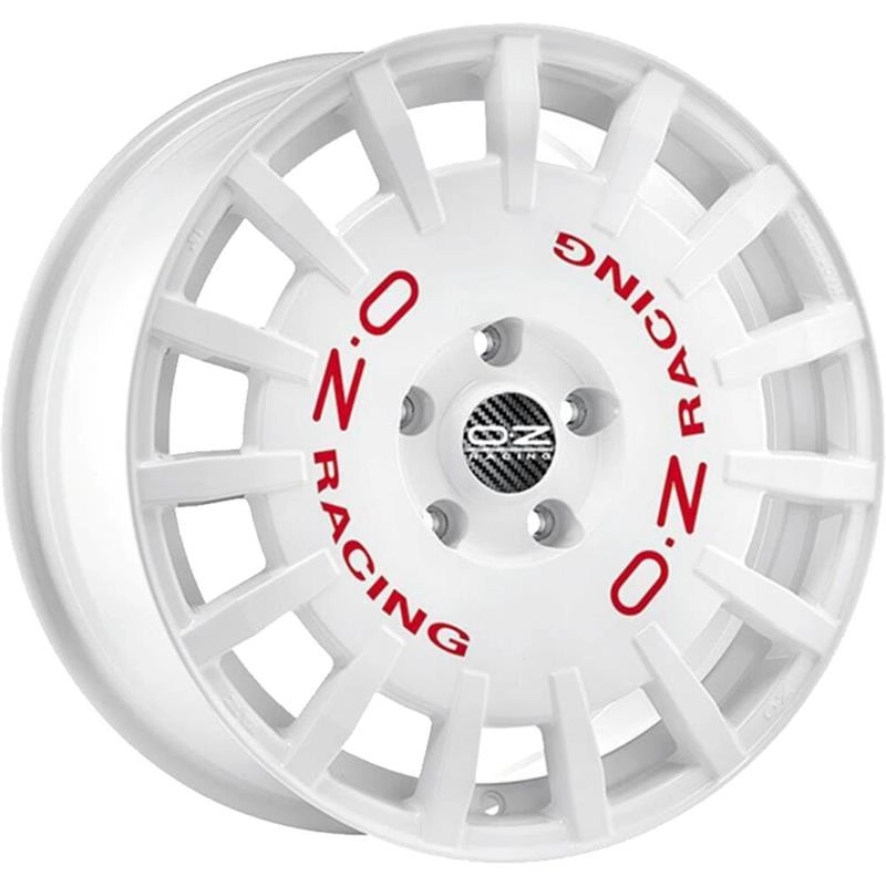 OZ Racing Rally Racing Race White Red Lettering 8x18 5x114,3 ET45 CB75,0 60° 650 kg W01A1220633