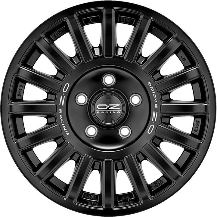 OZ Racing Rally Raid Matt Black Silver Lettering 8x17 6x139,7 ET35 CB106,0 60° 1200 kg W01C00108R9