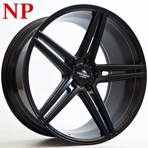 Ratlankis Forzza Bosan 10,5X21 5X112 ET38 66,45 Satin Black FLOW FORMING (NP)