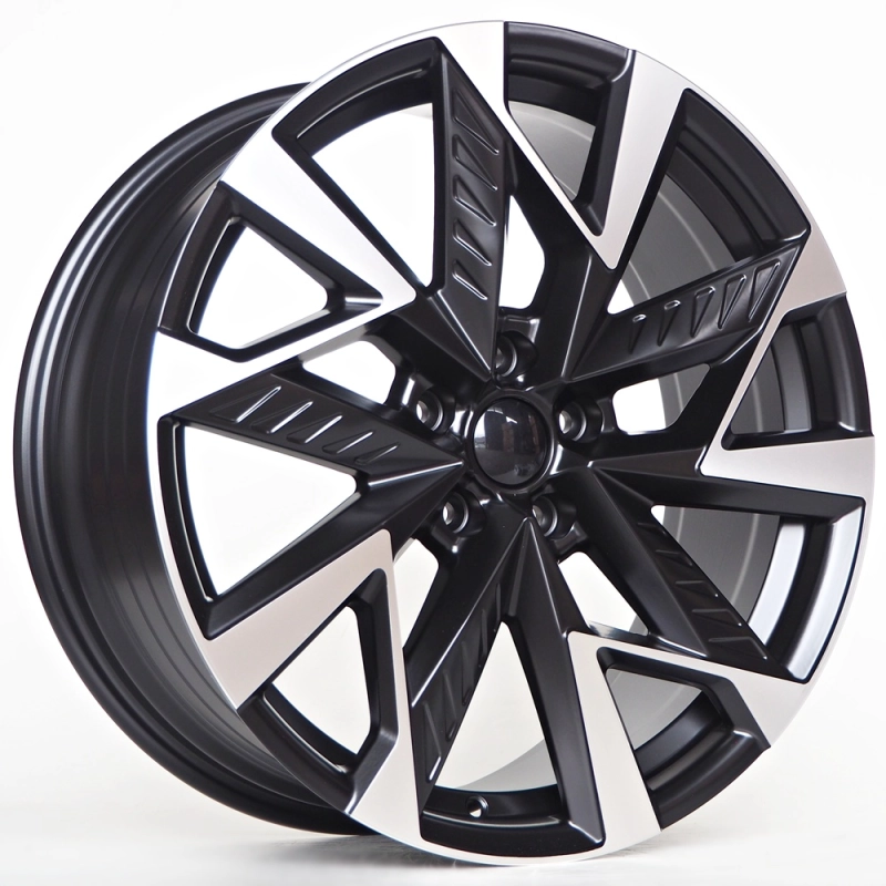 Ratlankis Inid 8X19 5X112 ET45 57,1 MATT BLACK +  MACHINE FACE