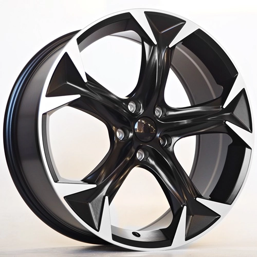 Ratlankis Sven 8,5X19 5X112 ET43 57,1 Black Half Matt Lip Machined