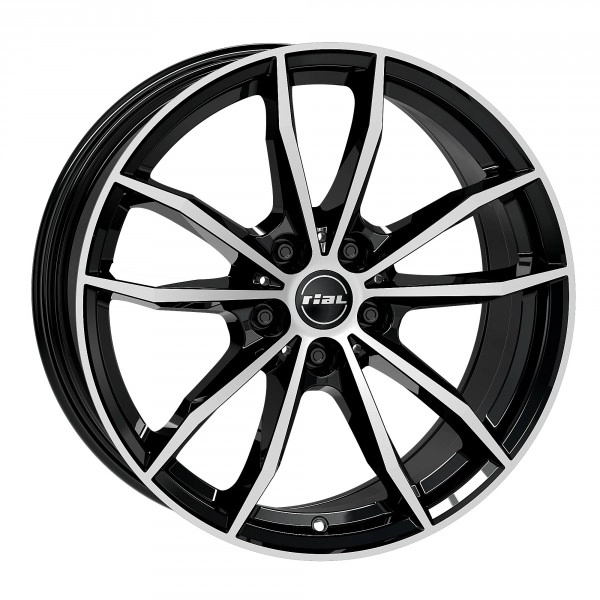 RIAL X12 7.5X18 5X112 ET25/66.5 CZARNY/POLER