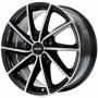 Alutec Singa diamond-black frontpolished 6,5x16 5x108 ET50 CB63,4 60° 720 kg SIN65650F53-1