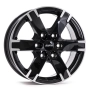 Alutec Titan diamond-black frontpolished 7,5x17 6x139,7 ET38 CB67,1 Flat 970 kg TIT75738ML13-1