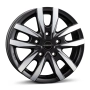 Borbet CW5 black polished matt 6,5x16 5x160 ET60 CB65,1 60° 1200 kg 497842