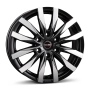 Borbet CW6 black polished matt 6,5x16 6x130 ET62 CB84,1 60° 1350 kg 497024