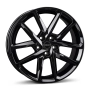 Borbet N black glossy 6,5x16 4x108 ET37 CB72,6 60° 580 kg 498019
