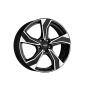 Dezent KB dark Black/polished 6x16 5x100 ET35 CB57,1 R13 625 kg TKBO6BP35E